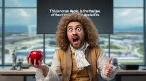We've got your Apple. ID required. Su*h is the Law!