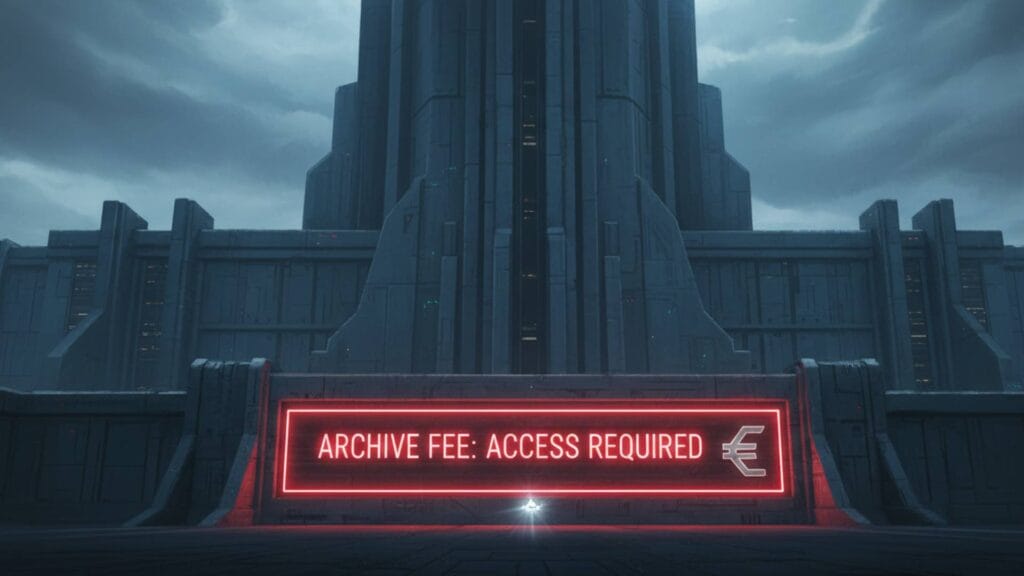 archive fee access required