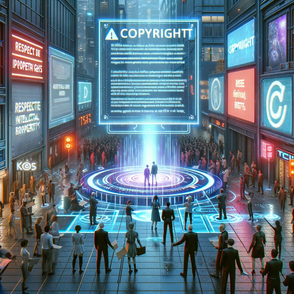 copyright in the city of techville