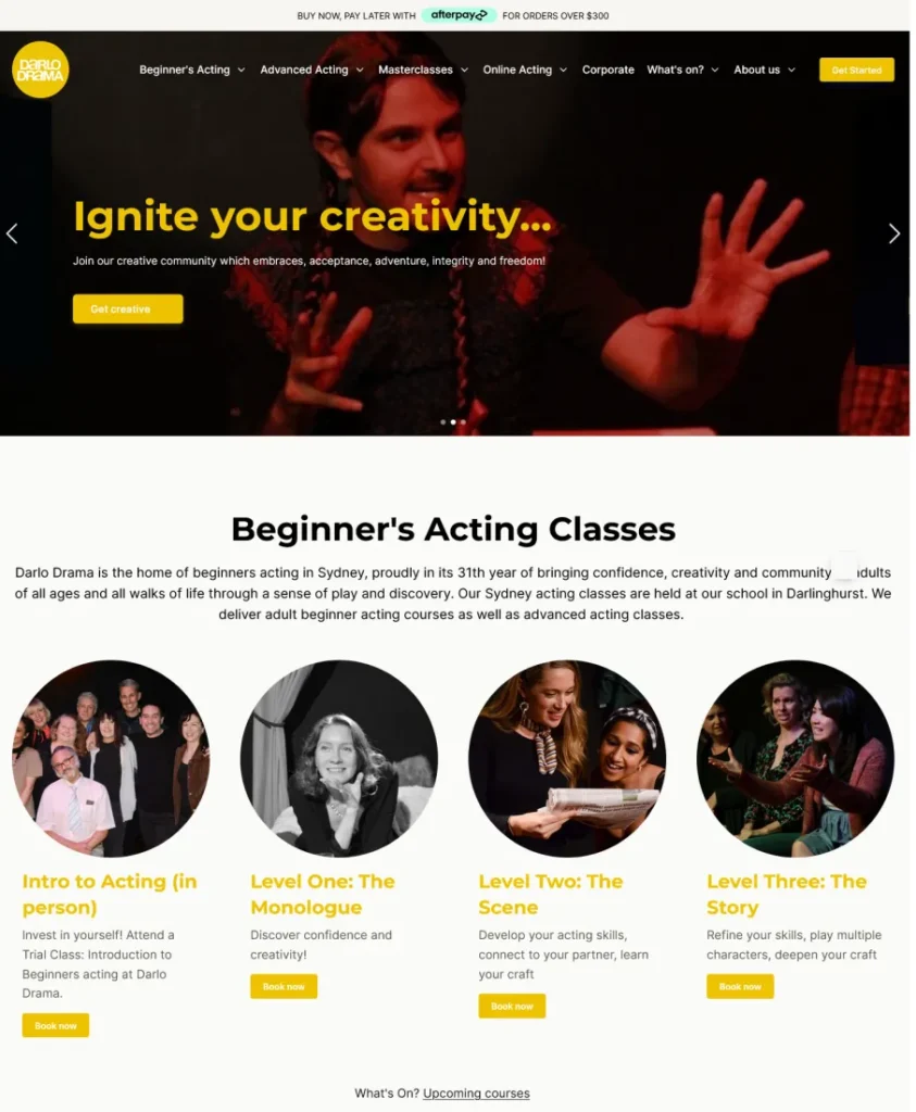 darlo drama homepage today