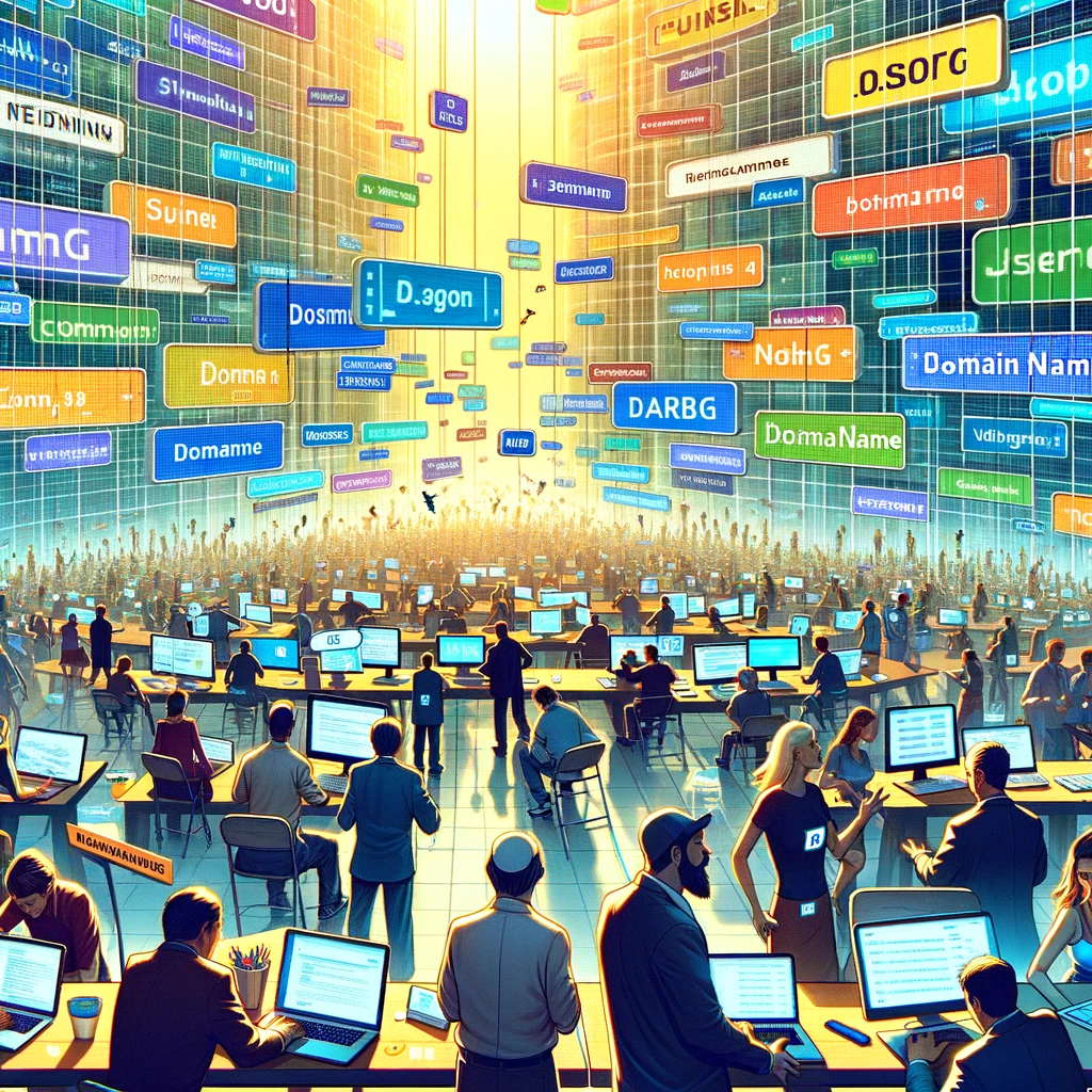 domain name market