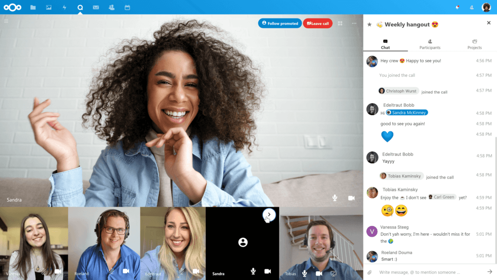 how to start using nextcloud talk