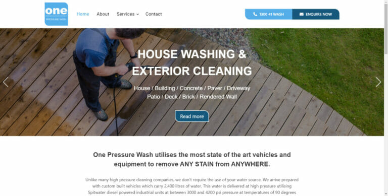 One Pressure Wash