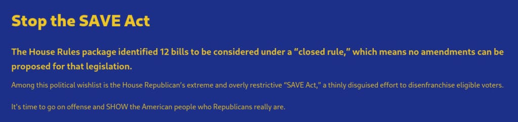 save the save act