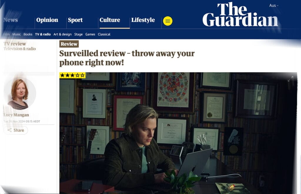 Lily said Surveilled review – throw away your phone right now! not Lucy