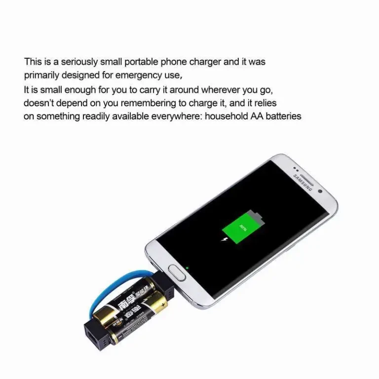 The World's Smallest Universal Phone Emergency Charger